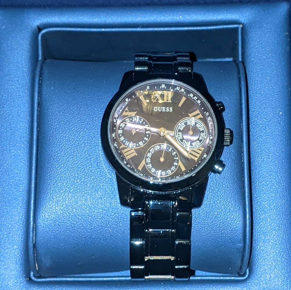 Guess Navy Blue Ladies Watch